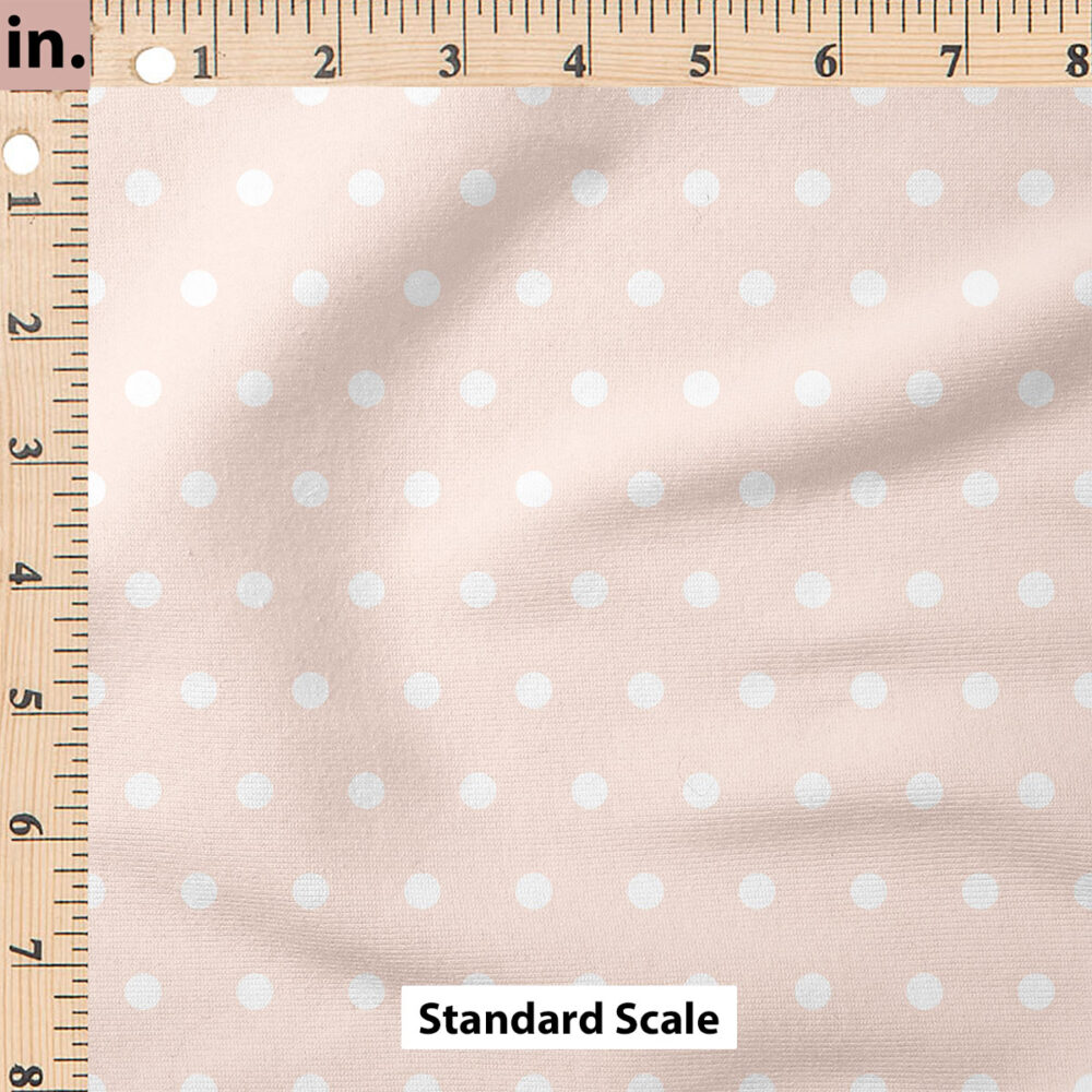 Ruler Scale for Mermaid Muse Polka Dot (Light Pink) by Cate and Rainn